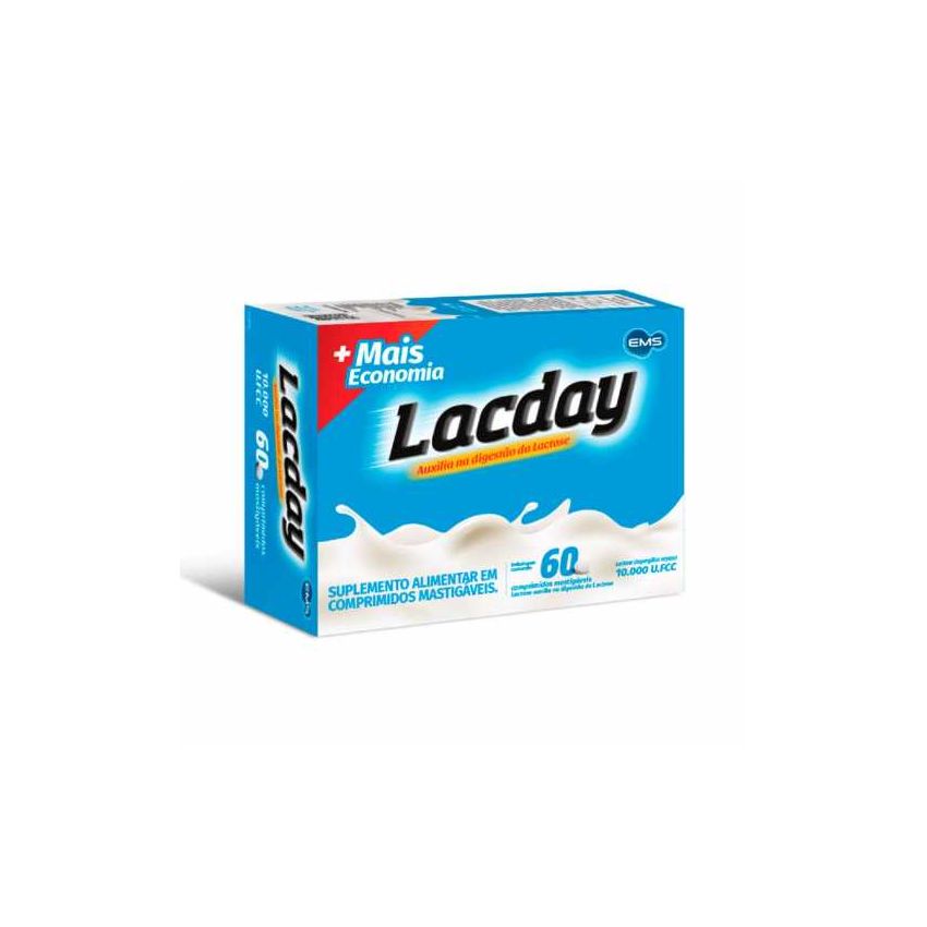 LACDAY COM 60 COMPRIMIDOS MASTIGAVEIS