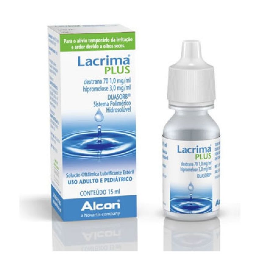 LACRIMA PLUS COLIRIO COM 15ML-ALCON-