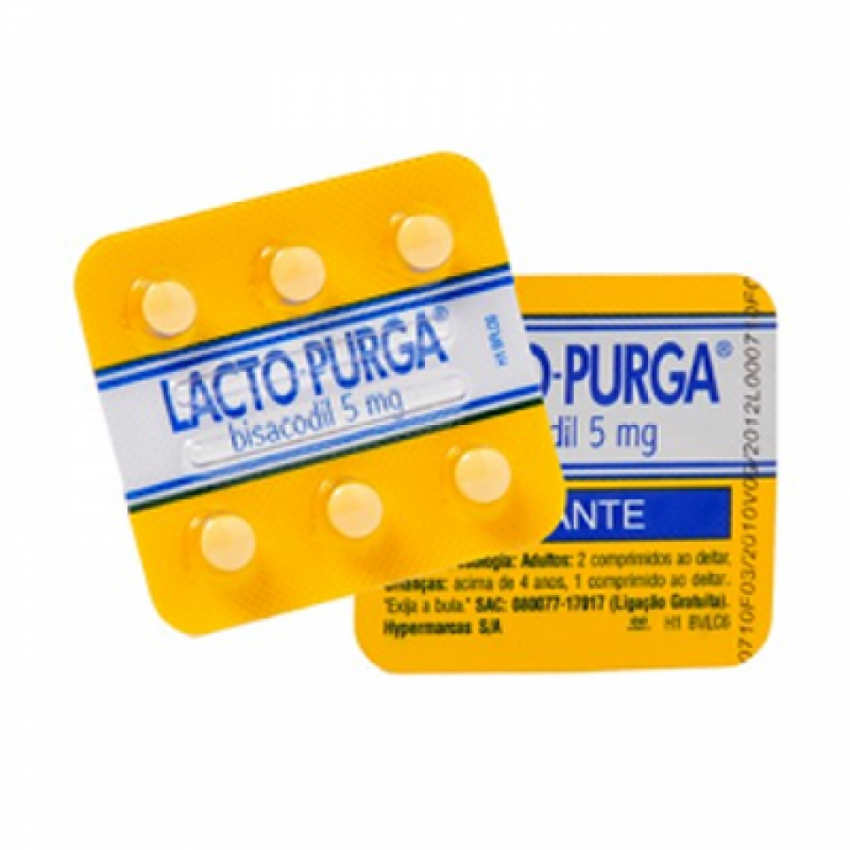 LACTO PURGA 5MG COM 16 COMPRIMIDOS