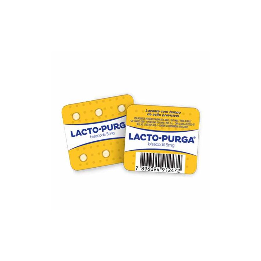 LACTO PURGA COM 6 COMPRIMIDOS