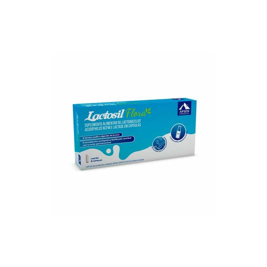 LACTOSIL FLORA COM 8 CÁPSULAS