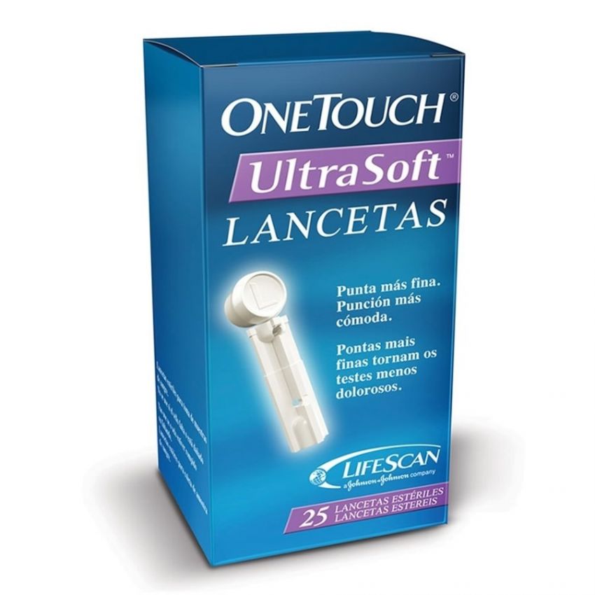 LANCETA ONE TOUCH ULTRA COM 25 UN