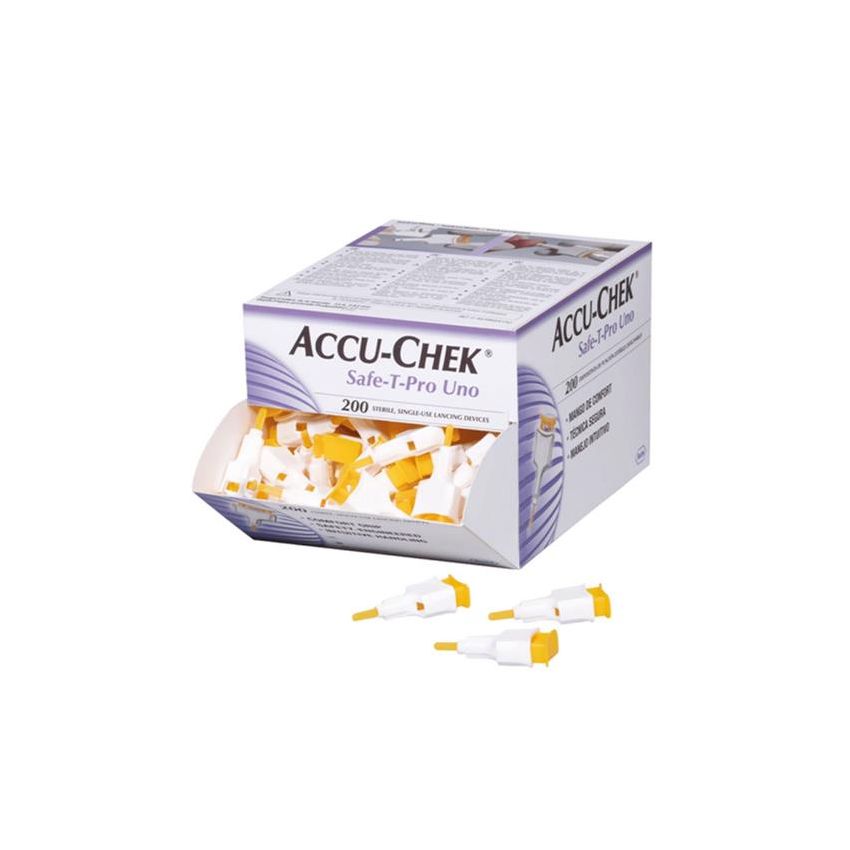 LANCETA ACCU-CHEK SAFE-T-PRO C/200