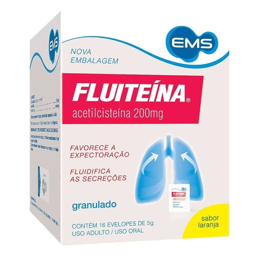 FLUITEINA 200MG 16 ENVELOPES 