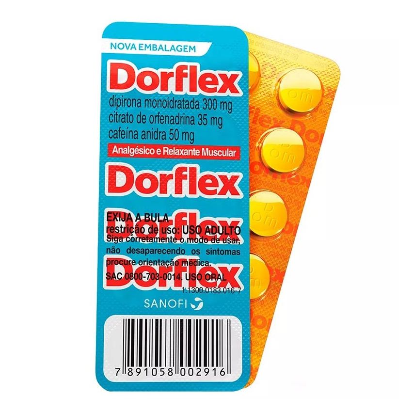 DORFLEX COM 10 COMPRIMIDOS 
