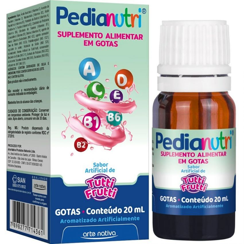 PEDIANUTRE GOTAS TUTTI FRUTTI 20ML