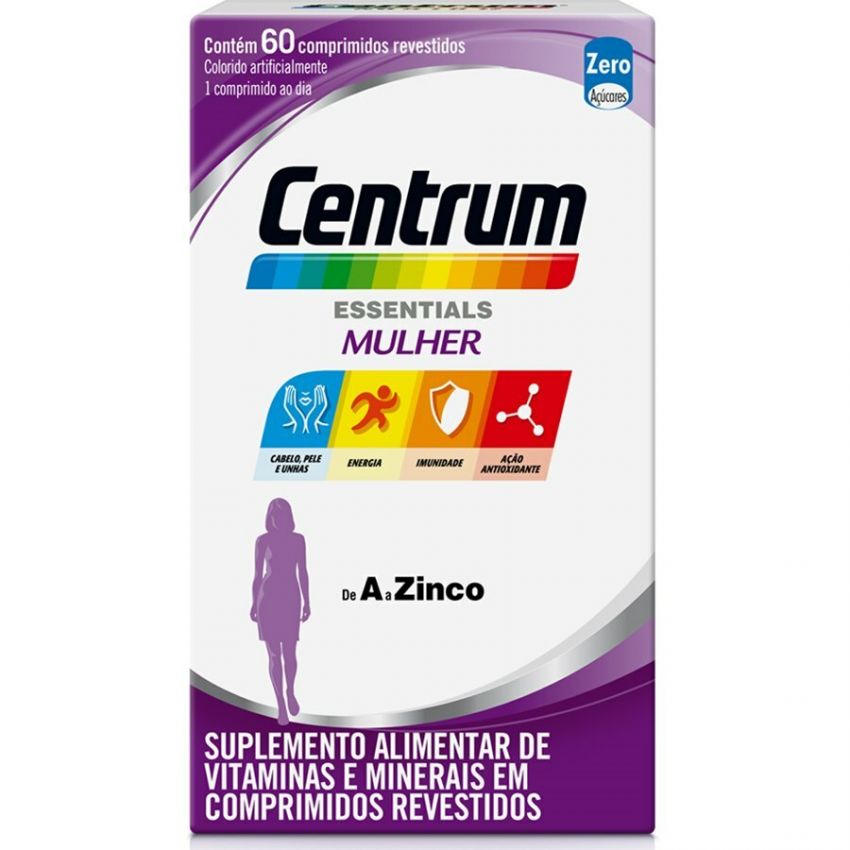 CENTRUM ESSENTIALS MULHER COM 60 COMPRIMIDOS