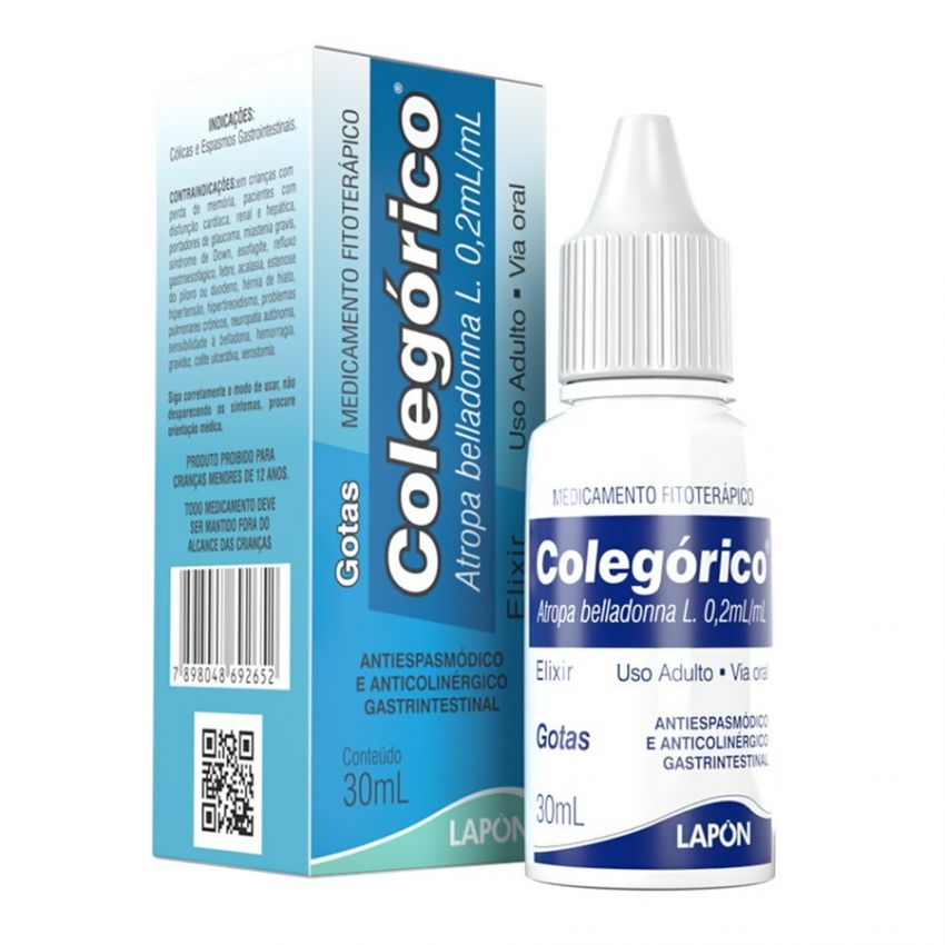 ELIXIR COLEGÓRICO LAPON COM 30 ML