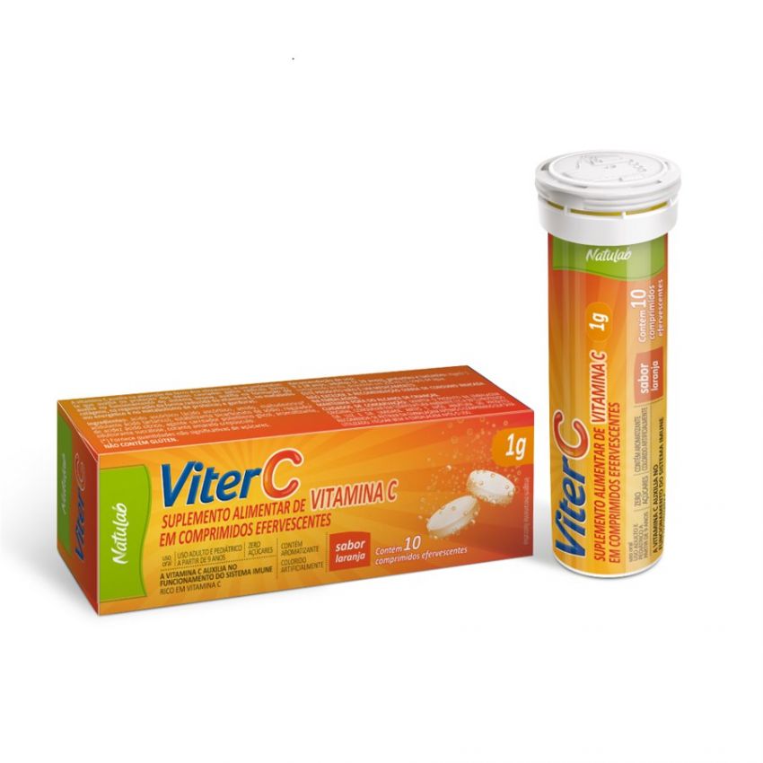 VITER C 1G EFERVESCENTE COM 10 COMPRIMIDOS