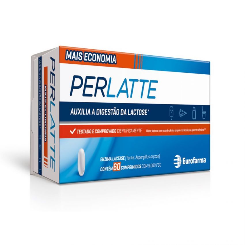 PERLATTE 9.000FCC COM 60 COMPRIMIDOS- EUROFARMA- 