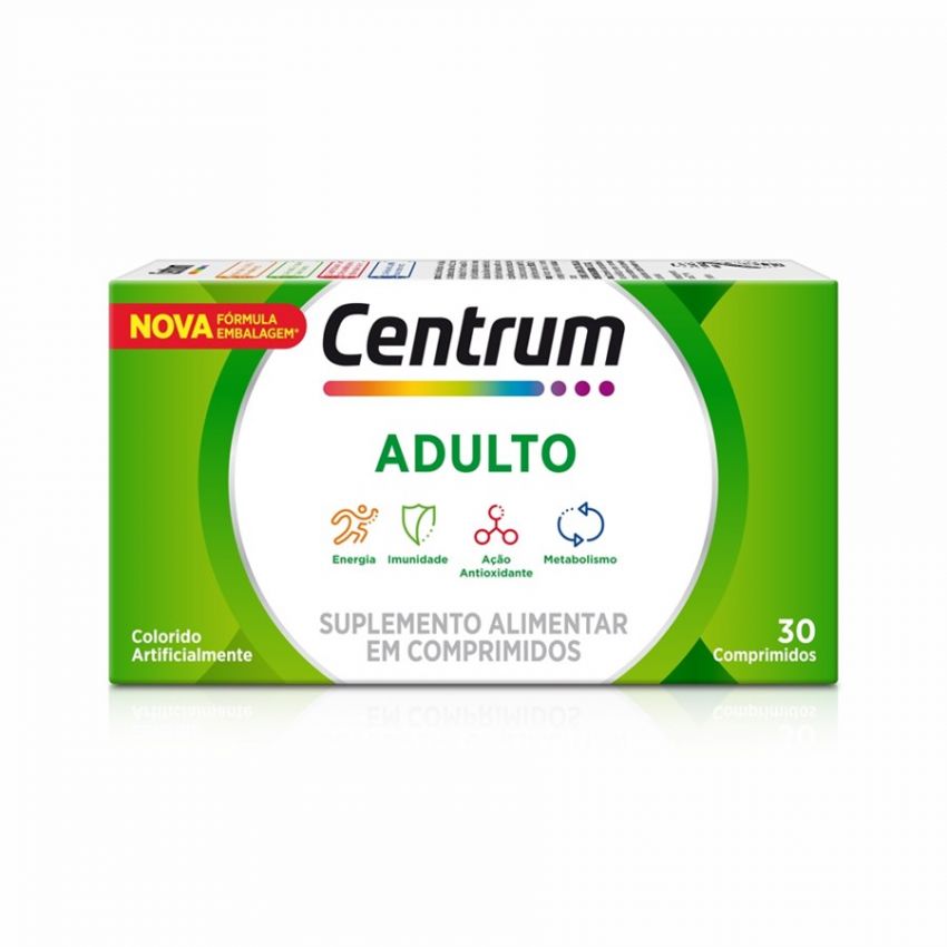 CENTRUM ADULTO COM 30 COMPRIMIDOS