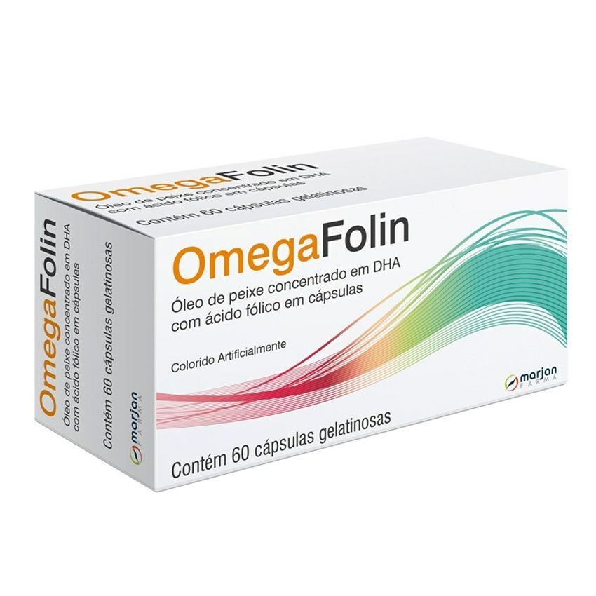OMEGAFOLIN COM 60 CÁPSULAS GELATINOSAS 