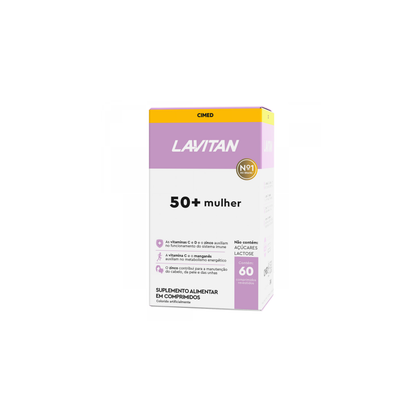 LAVITAN MULHER 50+ COM 60 COMPRIMIDOS