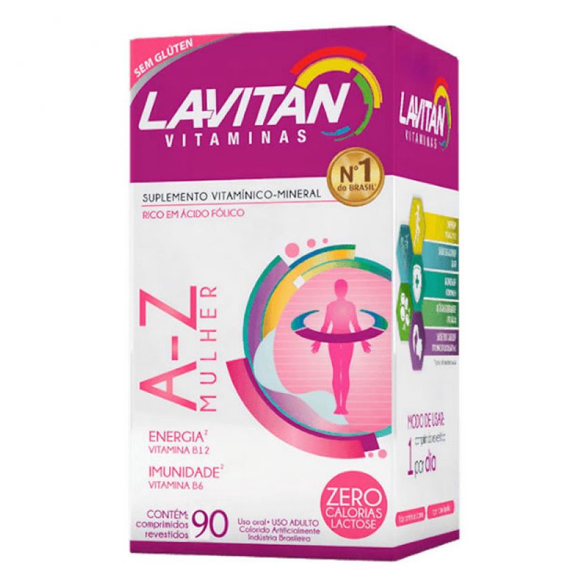 LAVITAN +MULHER A-Z COM 90 COMPRIMIDOS