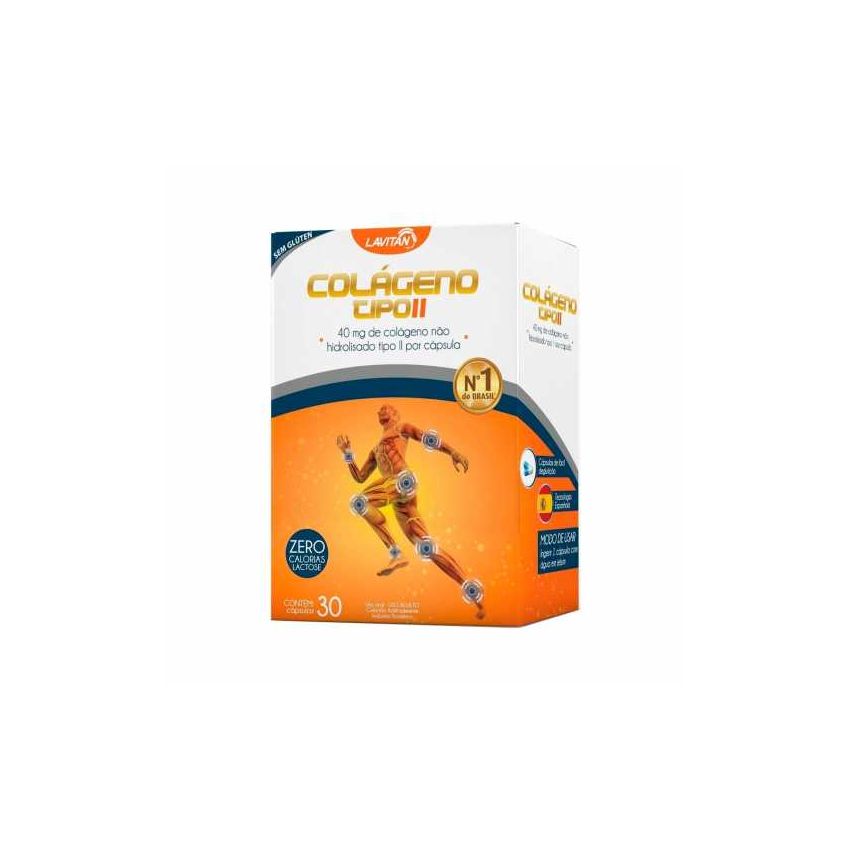 LAVITAN COLAGENO TIPO II COM 30 CÁPSLULAS