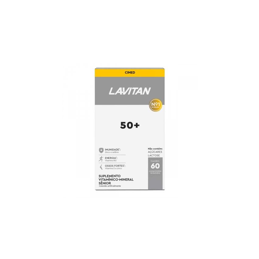 LAVITAN SENIOR VITALIDADE 50+ COM 60 COMPRIMIDOS