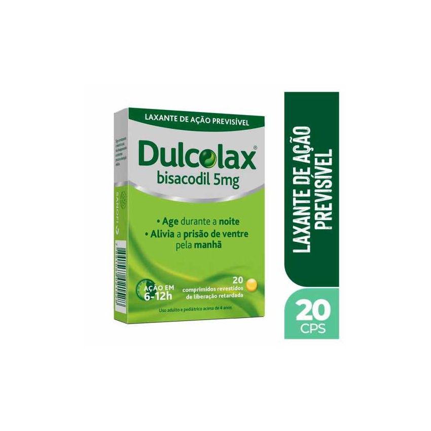 DULCOLAX COM 20 DRÁGEAS 