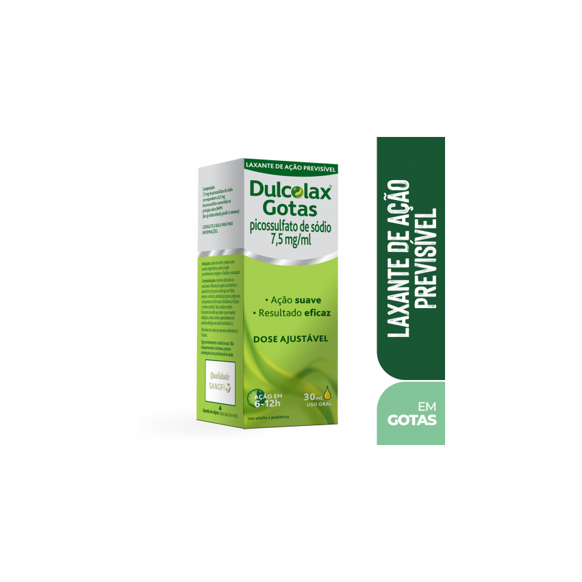 DULCOLAX 7,5M GOTAS COM 30 ML