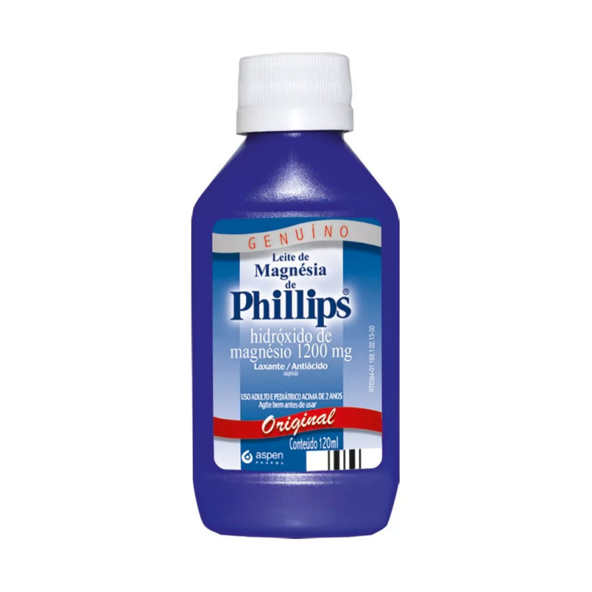 LEITE MAGNESIA PHILLIPS TRADICIONAL 120ML