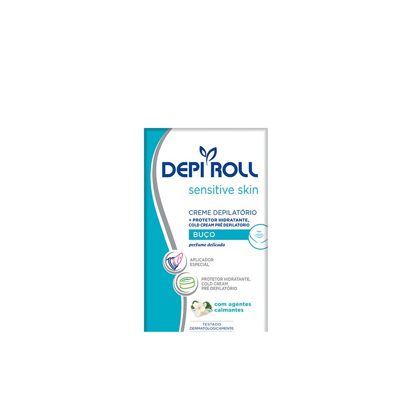 CREME DEPILATÓRIO DEPI ROLL SENSITIVE SKIN 20G