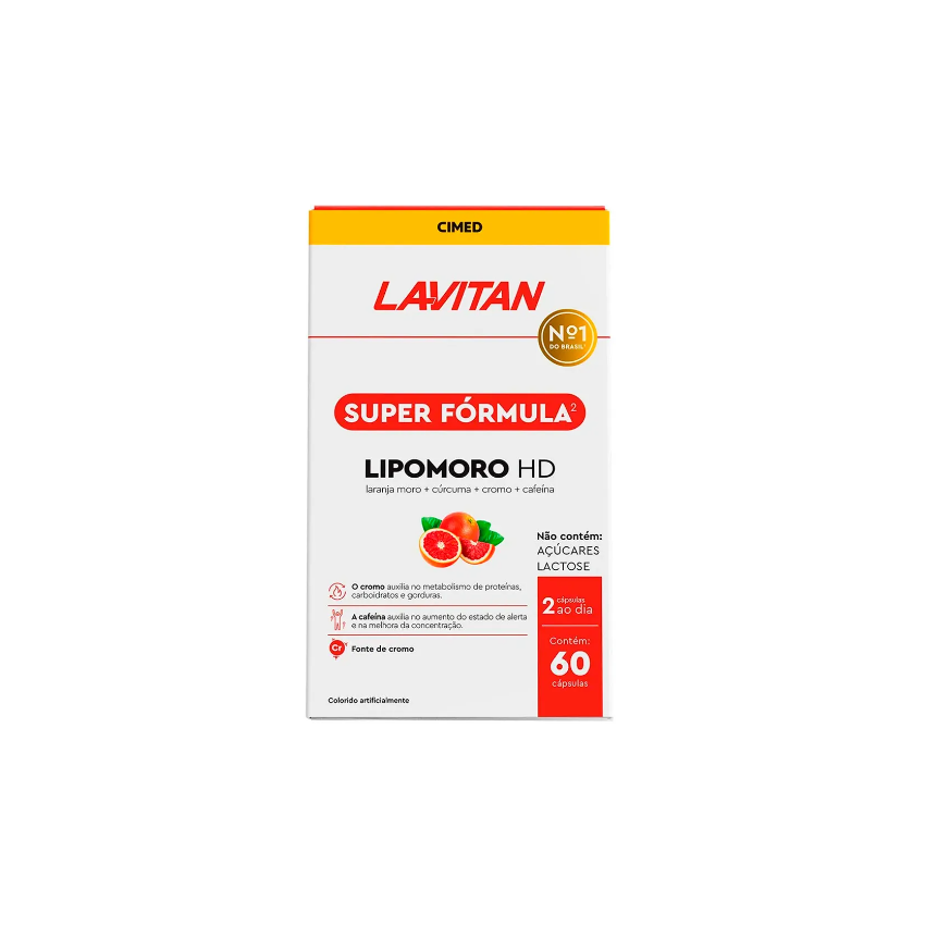 LAVITAN LIPOMORO HD COM 60 CAPSULAS