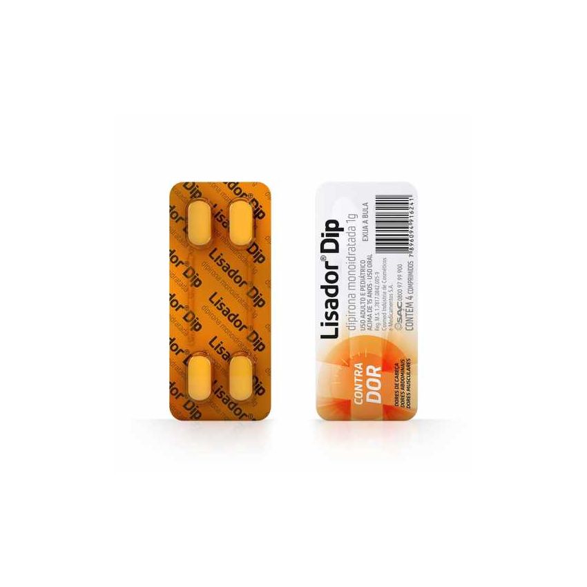 LISADOR DIP 1G COM 4 COMPRIMIDOS
