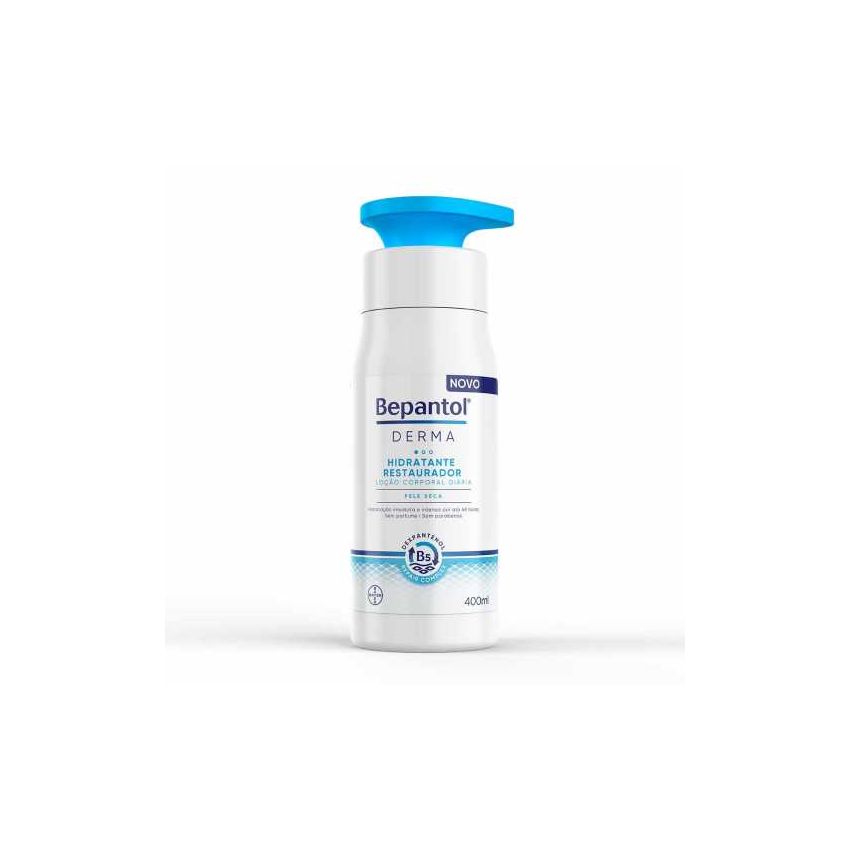 BEPANTOL DERMA HIDRATANTE RESTAURADOR PELE SECA 400ML - VALIDADE 08/2026