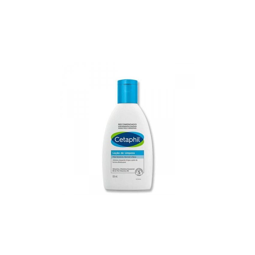 LOÇÃO FACIAL CORPORAL CETAPHIL PELE SENSIVEL E SECA 120ML