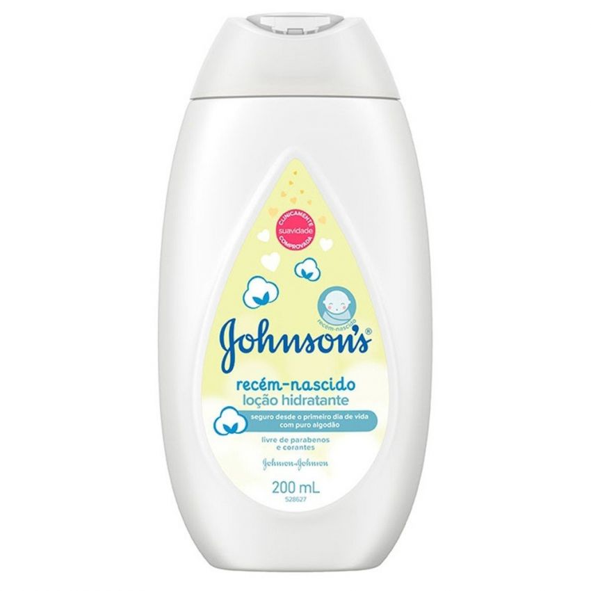 LOÇÃO HIDRATANTE JOHNSON'S BABY RECÉM NASCIDO 200ML