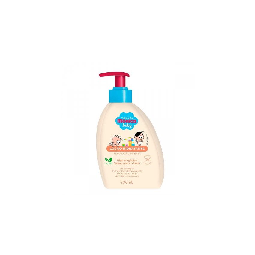 LOÇÃO HIDRATANTE TURMA DA MONICA BABY INTENSA 200ML
