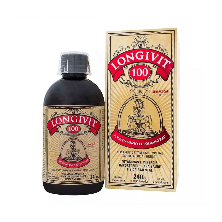 LONGIVIT 100 COM 240ML 