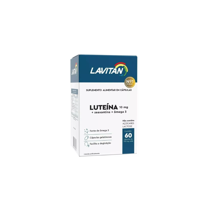 LAVITAN LUTEINA 10MG COM 60 CAPSULAS