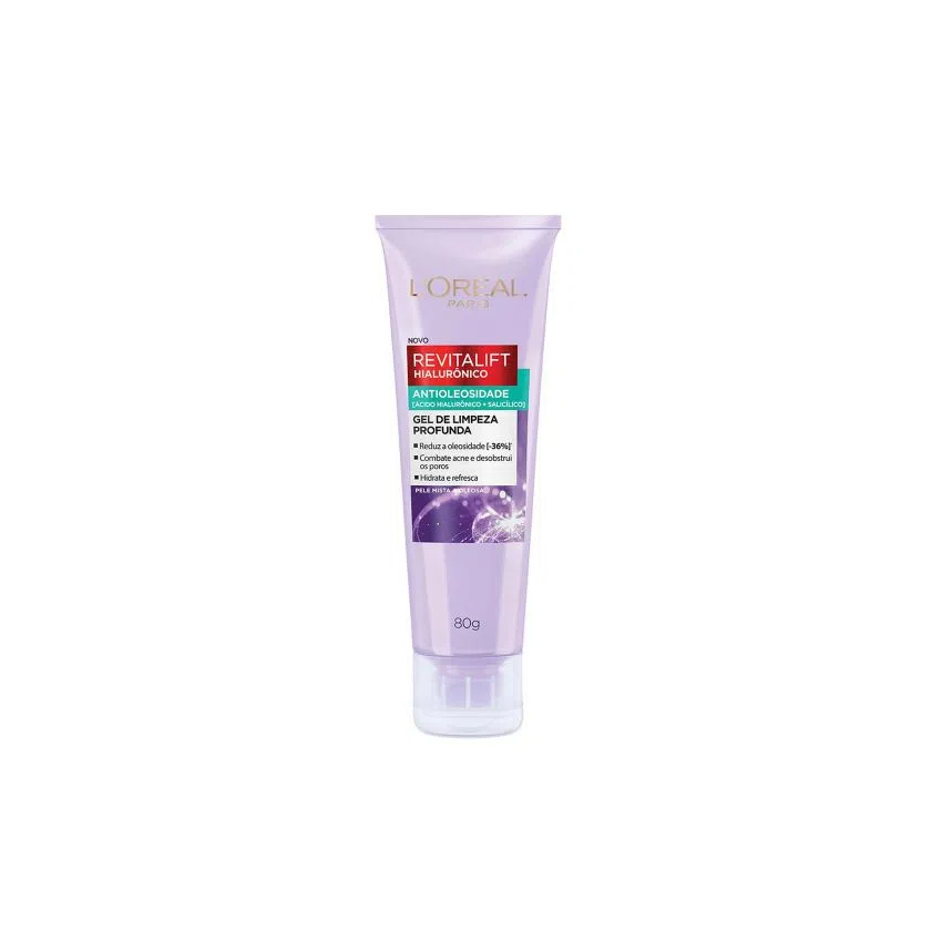 GEL DE LIMPEZA FACIAL REVITALIFT HIALURONICO OIL CONTROL 80g