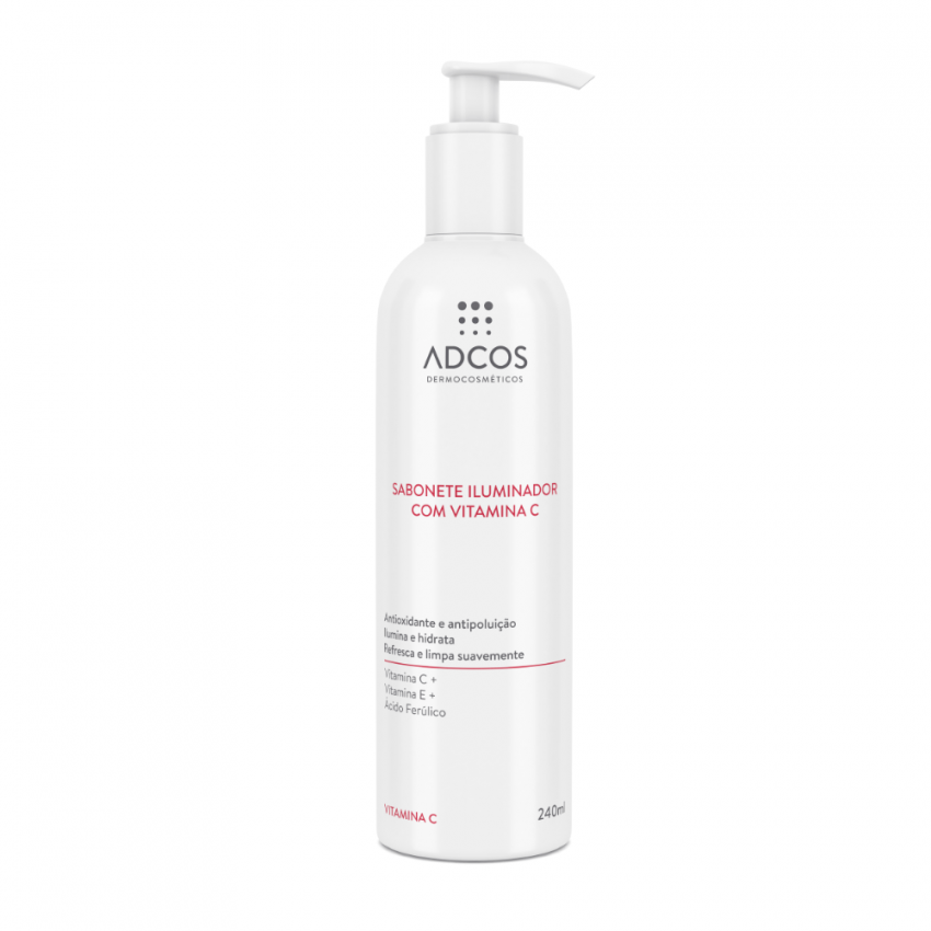 SABONETE LÍQUIDO FACIAL ADCOS DERMA COMPLEX ILUMINADOR 240ML