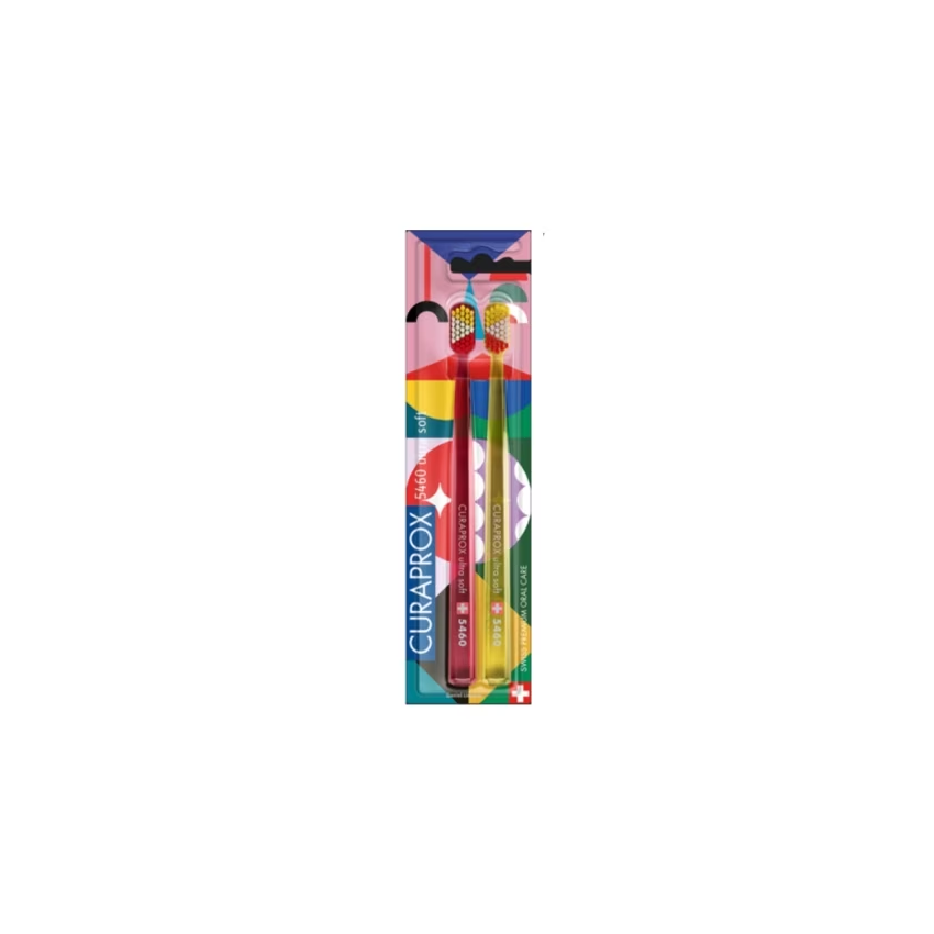 ESCOVA DENTAL CURAPROX ULTRA SOFT 2 UNIDADE (CORES SORTIDAS)
