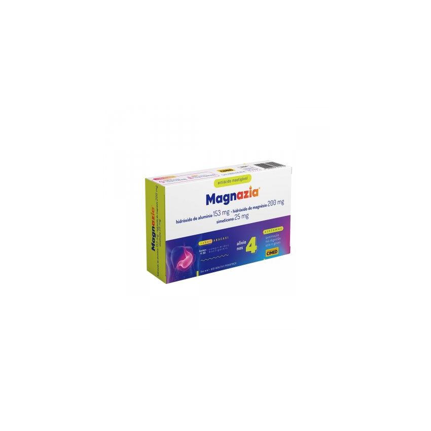 MAGNAZIA MASTIGÁVEL COM 30 COMPRIMIDOS