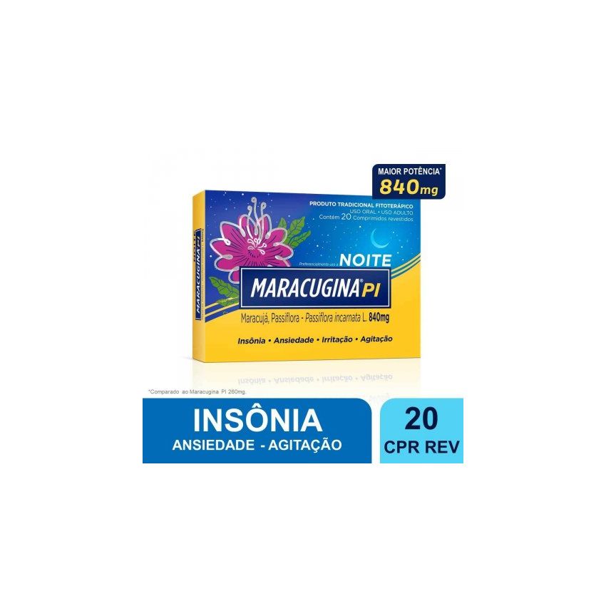 MARACUGINA PI 840MG COM 20 COMPRIMIDOS