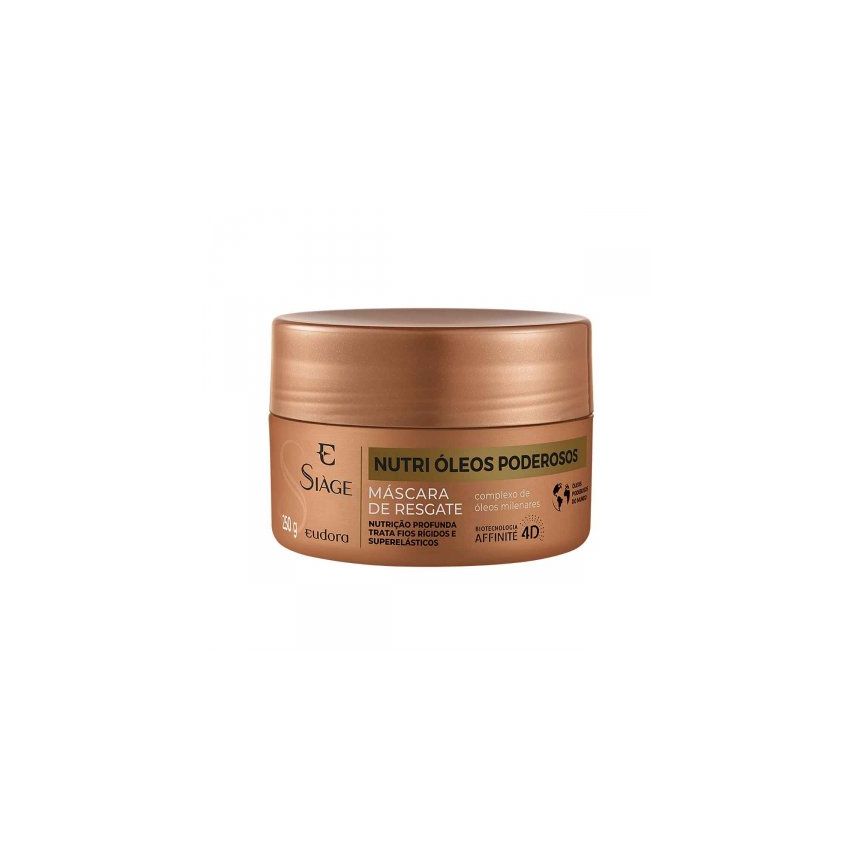 EUDORA SIAGE MASCARA CAPILAR NUTRI OLEOS PODEROSOS 250G