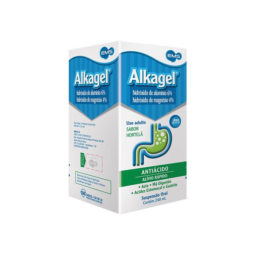 ALKAGEL SABOR MENTA 240ML