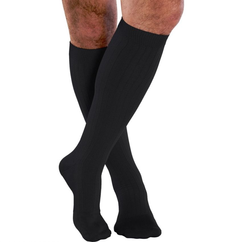 MEIA PANTURRILHA 3/4 MASCULINA SIGVARIS 15-20MmHG PRETA P