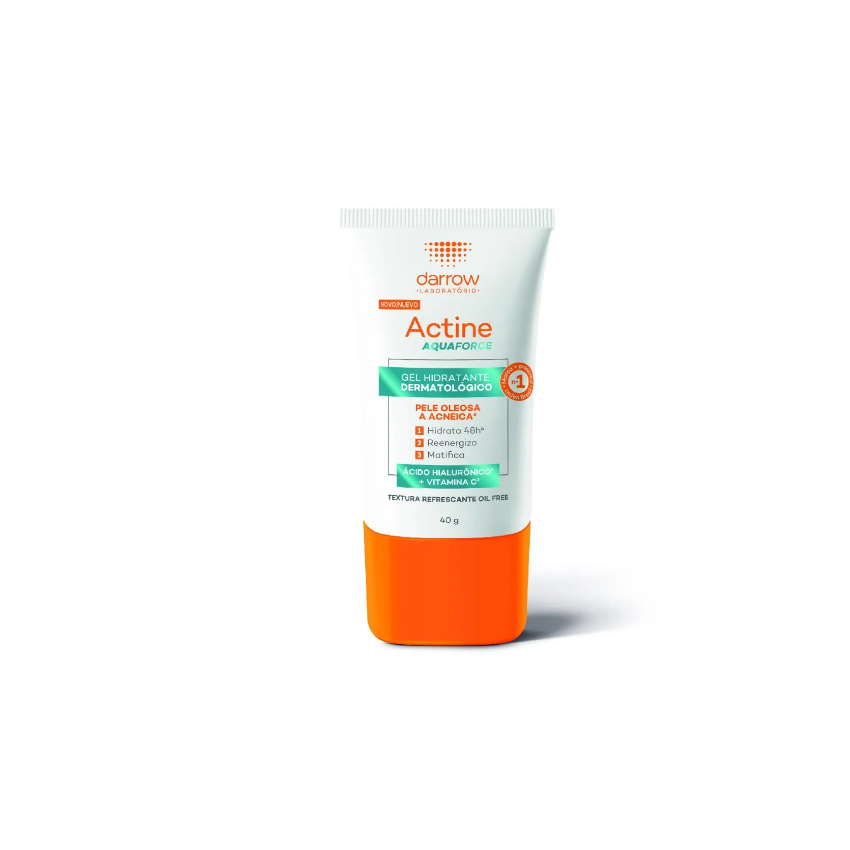 GEL HIDRATANTE FACIAL ACTINE AQUAFORCE COM 40 GRAMAS - VALIDADE 08/2026