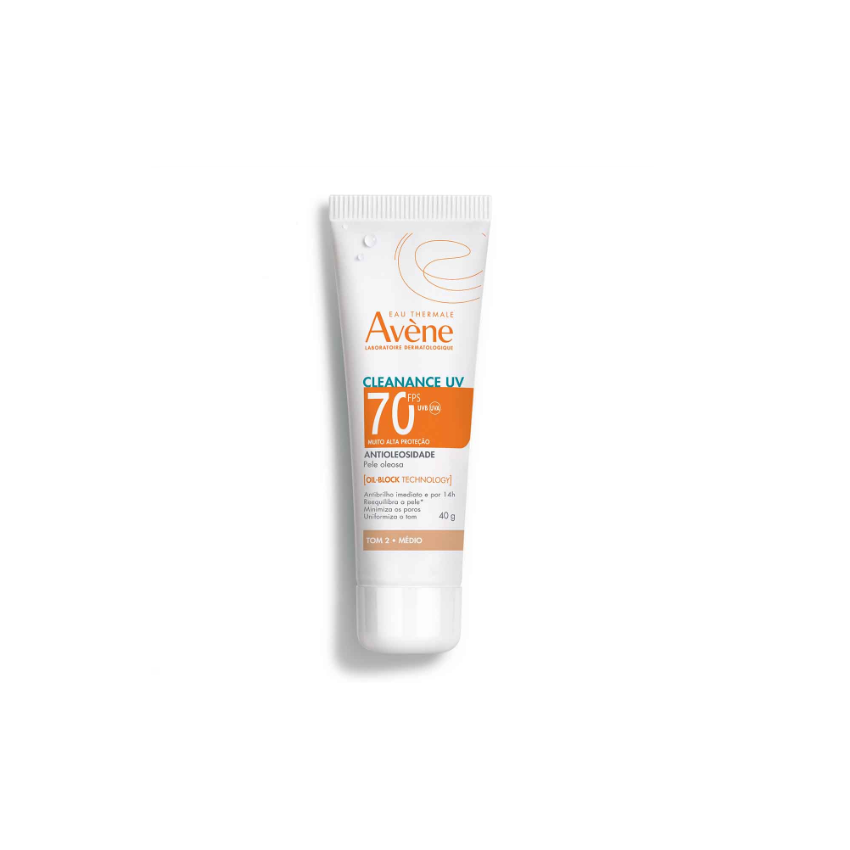 PROTETOR SOLAR FACIAL AVENE CLEANANCE UV FPS 70 CLARO 40G