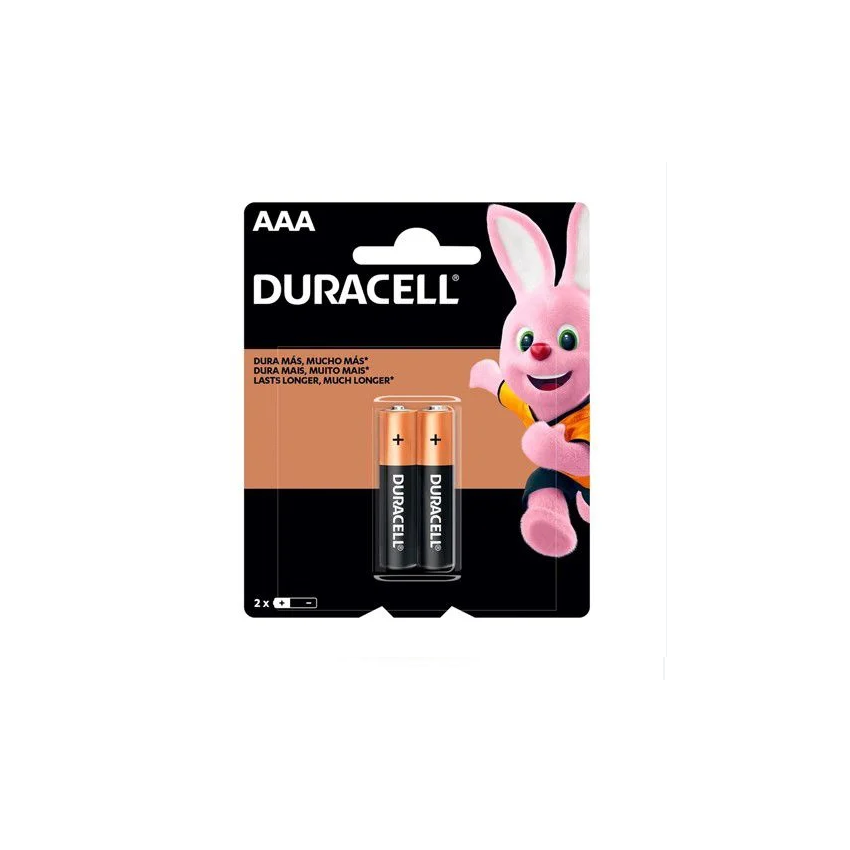 PILHA DURACELL Aaa REGARREGAVEL COM 2 UNIDADES