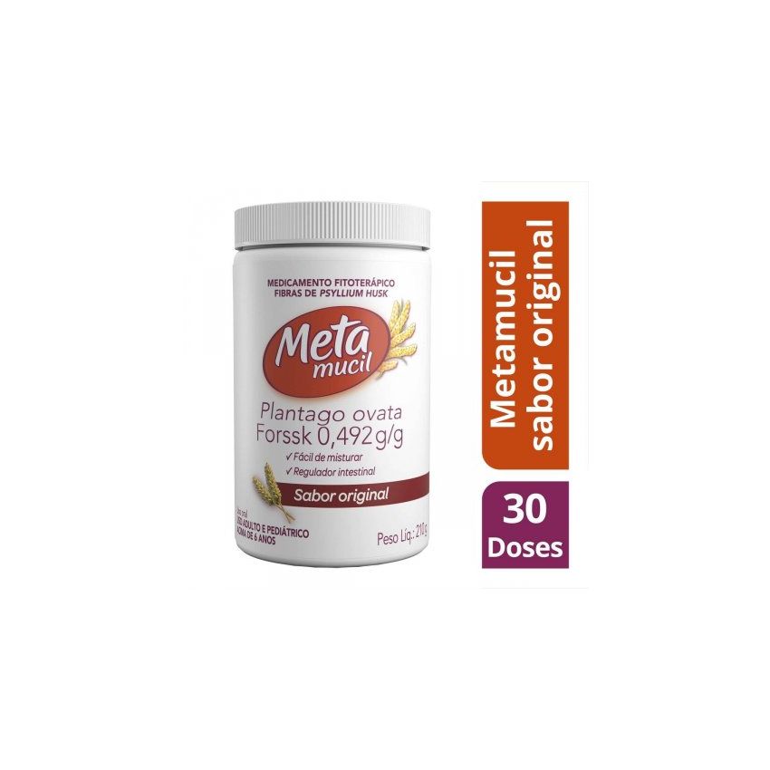 METAMUCIL ORIGINAL COM 210 GRAMAS