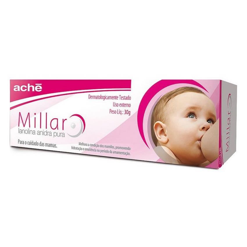 MILLAR CREME PROTETOR DE SEIOS COM LANOLINA 30 GRAMAS