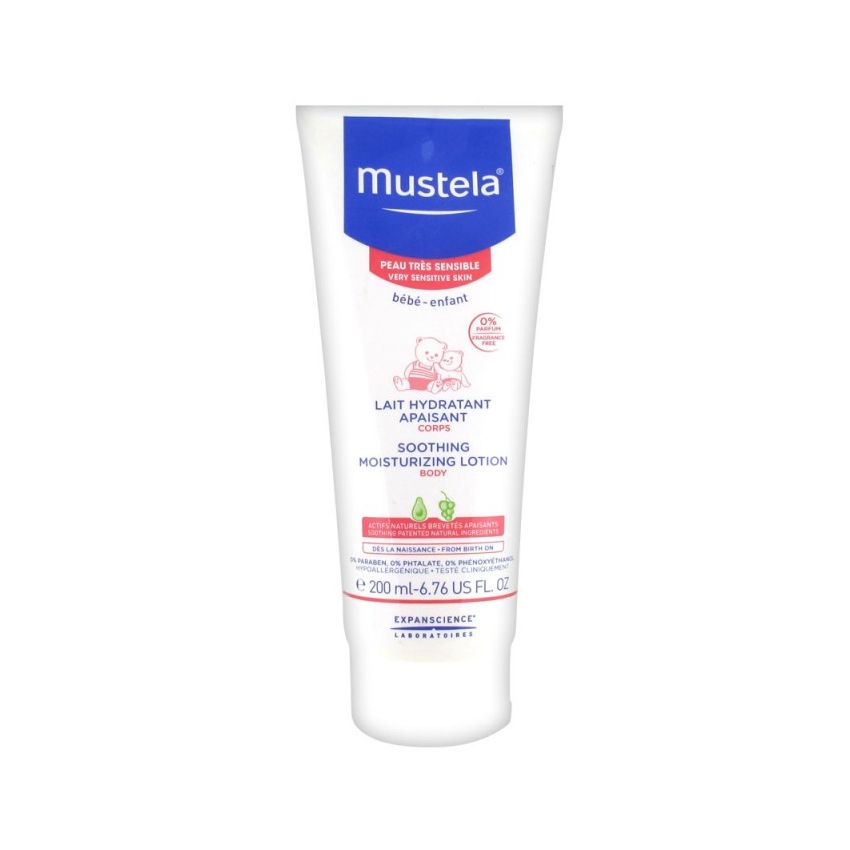 HIDRATANTE CALMANTE MUSTELA BEBÊ PELE MUITO SENSIVEL 200ML