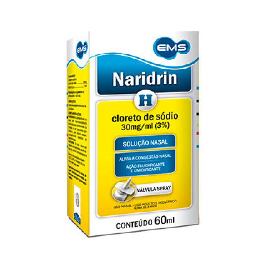NARIDRIN H SOLUÇÃO SPRAY 60ML