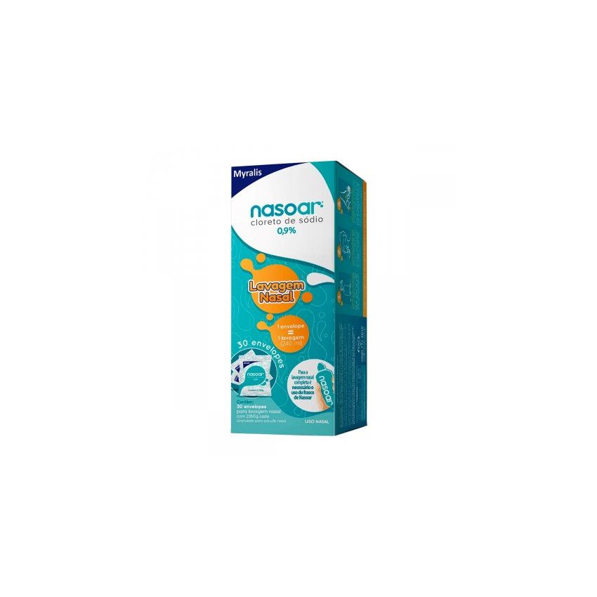 NASOAR 0,9% REFIL DE 30 ENVELOPES 2,160G CADA