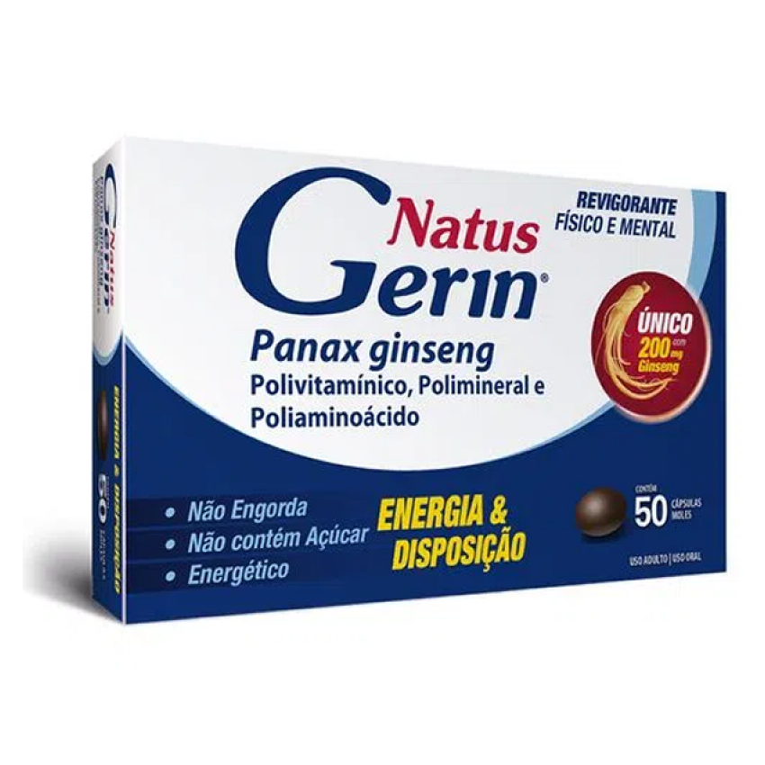 NATUS GERIN COM 50 CÁPSULAS