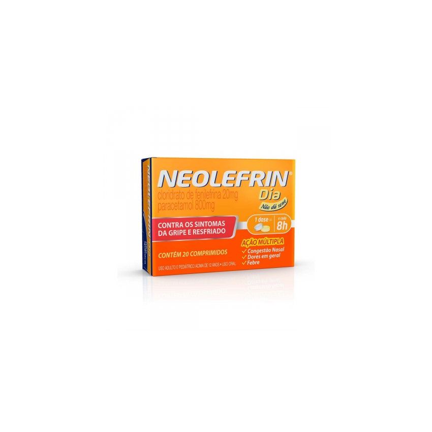 NEOLEFRIN DIA COM 20 COMPRIMIDOS-NEOQUIMICA-